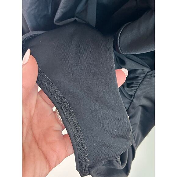 Miraclesuit Wrapsody One Piece Black Women's Size 10 - Picture 6 of 8